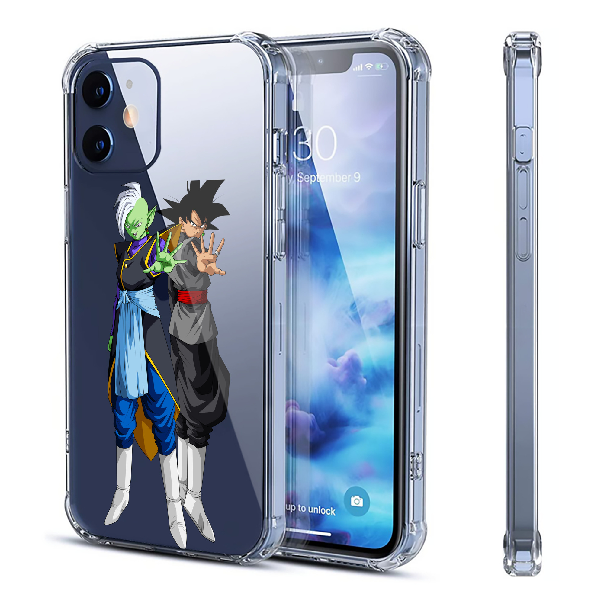 （画像用） ドラゴンボール DRAGON BALL 【iPhone 12シリーズ対応】透明スマホケース（クリアソフトケース）